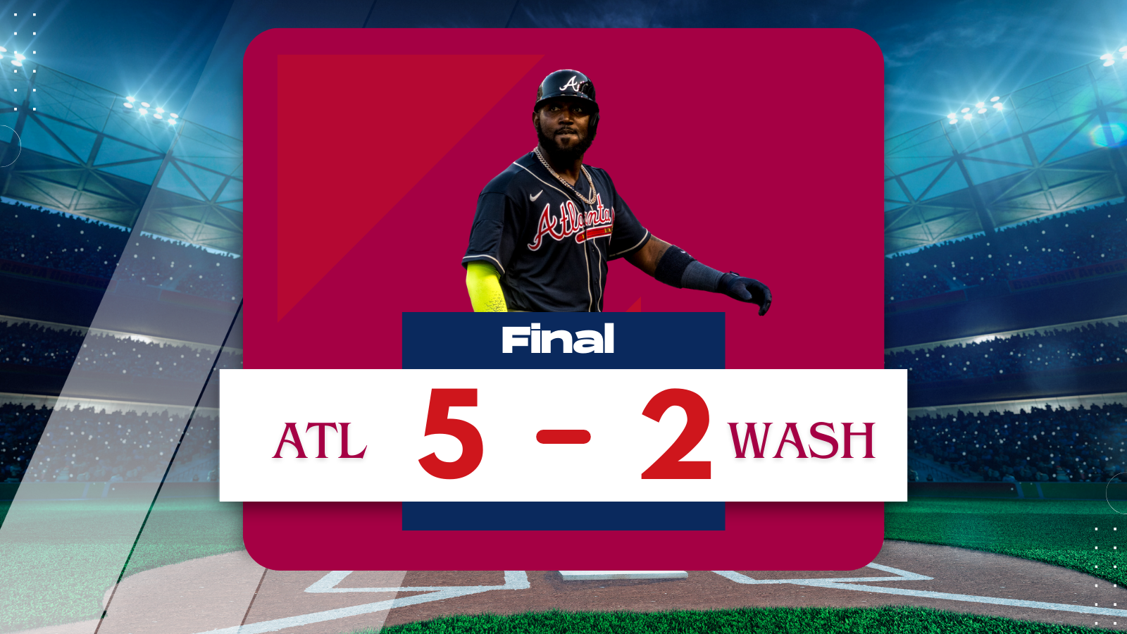 Ozuna Propels Braves Bast Nationals